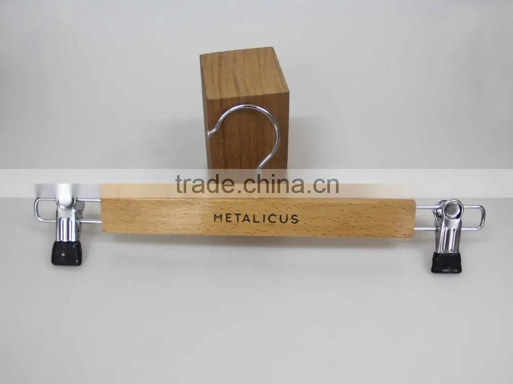 IMY-531 natural cheap wooden hotel hangers for clothes