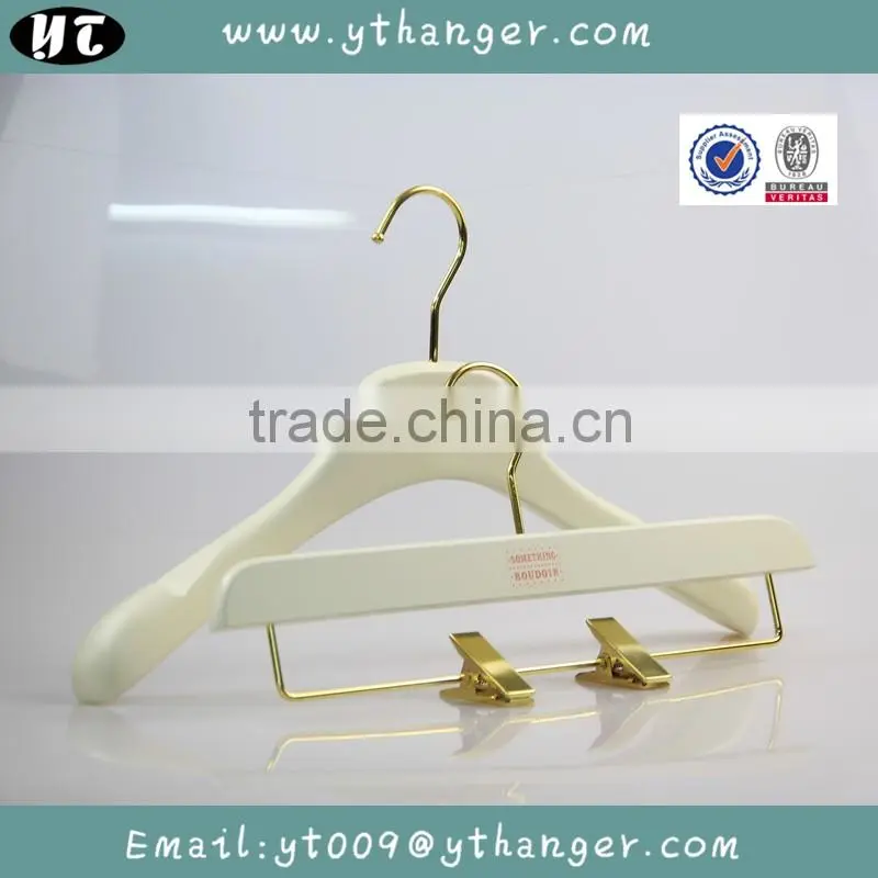 HA6960 high quality wooden craft coat hangers suit garment hanger