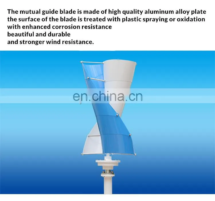 Wind Turbine Electric Generator 24V 12V 48V Controller Off Inverter 100W 200w 300W Vertical Alternative Free Energy