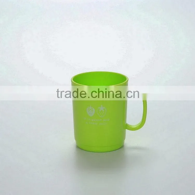 Reusable Cartoon Plastic Cups --Green