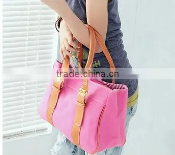 The latest retro hit color fashion shoulder bag handbag