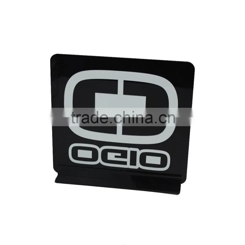 Black Carven Acrylic Letter 3D Acrylic Sign Removable Signage