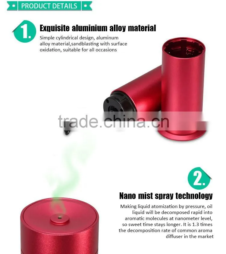 timing portable essential oil diffuser / electrical refillable portable aroma diffuser YK5290