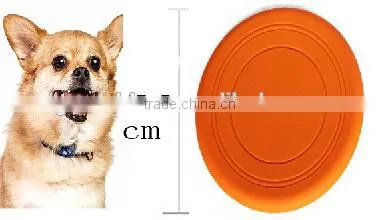 soft silicone frisbee rubber toys for dog promotional toys