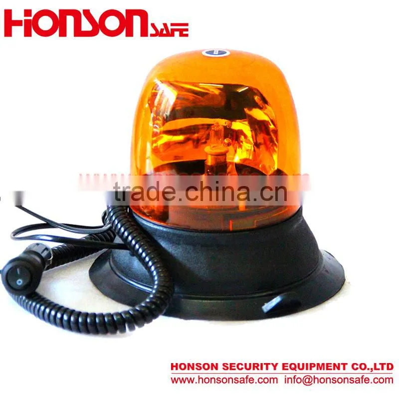 Amber Rotator Halogen Warning Beacon For Vehicle HTR102