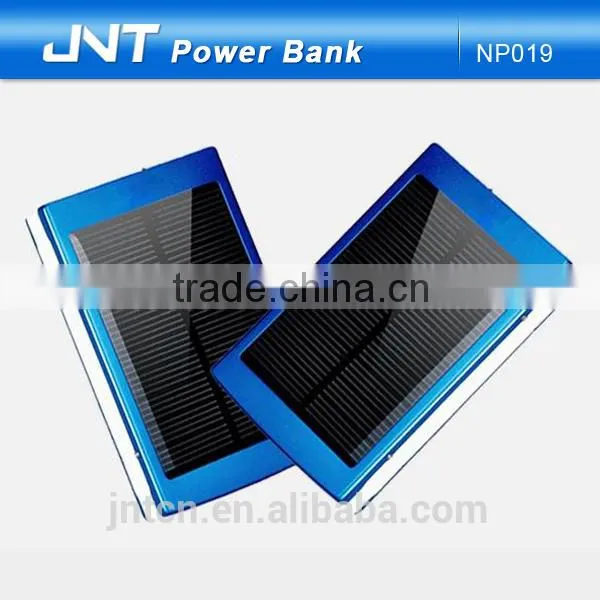 high capacity rechargeable mobile Solar power bank with dual USB output NP019