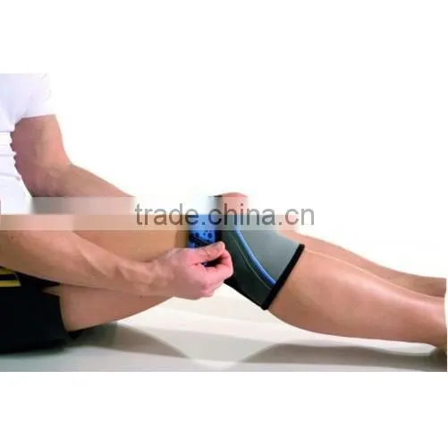 Adjustable pad knee brace support weight training sports safety