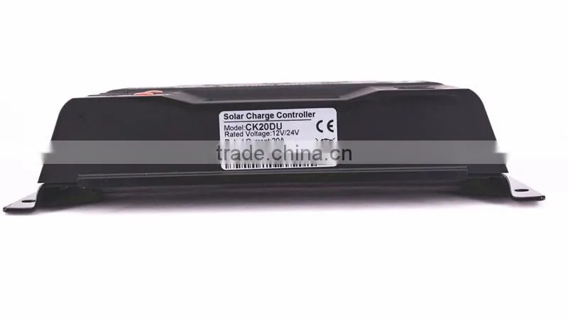 Ce Rohs PWM Mode 20A 12v 24v solar charge controller