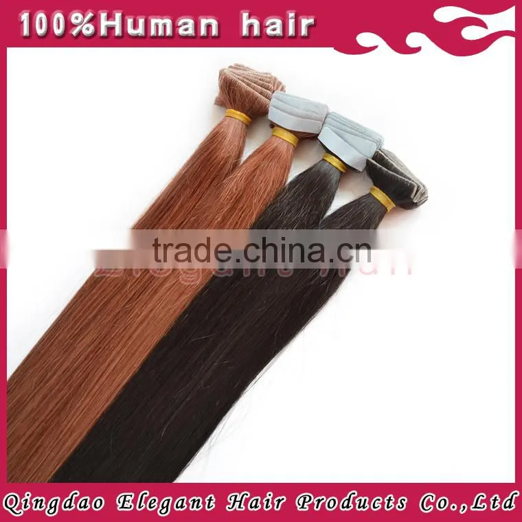 High quality virgin remy double sided hair tape seamless extensions