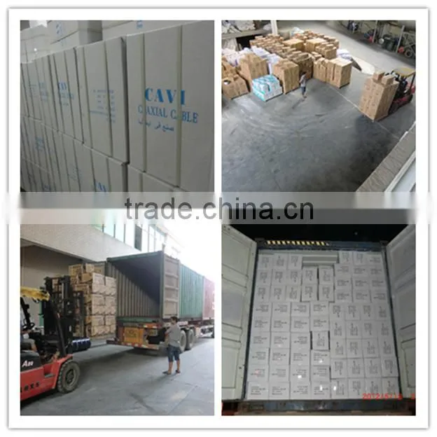 75 ohm coaxial cable RG6 Low db Loss cable and wire for CATV satellite system CE RoHS UL approved vga cable