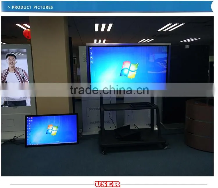 65 inch interactive whiteboard with win7 system, touch screen,good prices