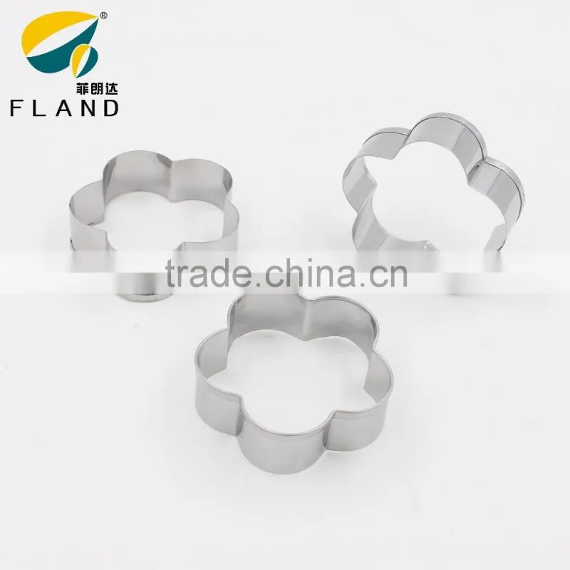 DIY baking stainless steel moon/star/flower/heart shaped cookie cutter mold/cookie mold