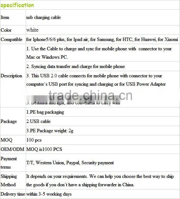 2 in 1 USB Sync and Charge Data Cable, 8pin usb cable for iphone, micro usb cable