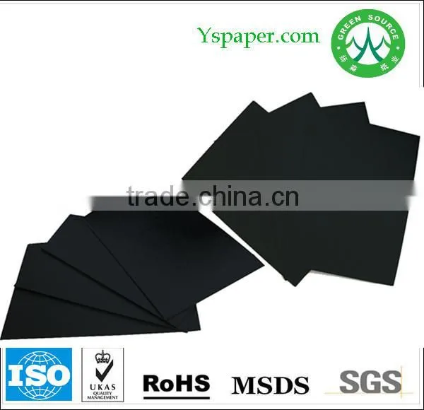 350gsm recycled drawing black paper
