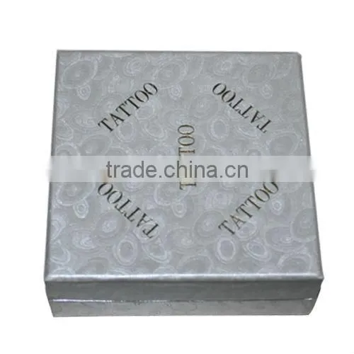 Beautiful paper tatoo kit box tattoo supply