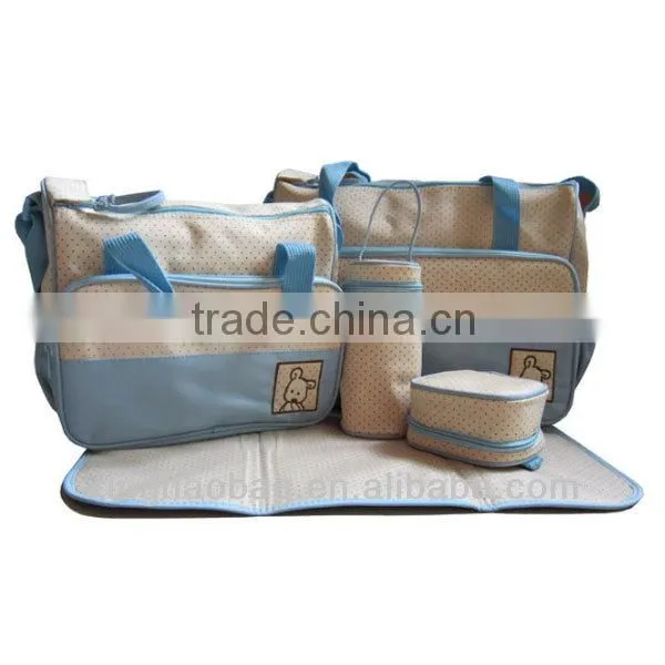 5 piece baby changing bag set baby nappy changing bag set diaper bag