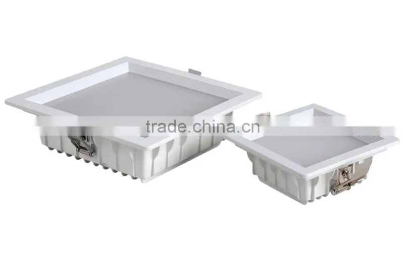 LED Downlights 12w 18w 24w SMD5730 Square Die Casting LED Ceiling Lamp SpotLights