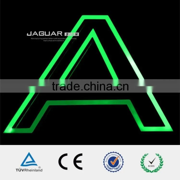 Alibaba express outdoor led multicolor signs with electronics led signs