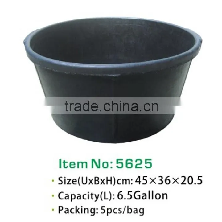 square rubber bucket/rubber container