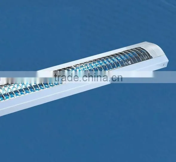 waterproof and dustproof grid cover and metal base 40W inductance grid reflecting ceiling lamp