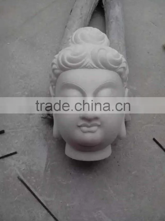 granite stone buddha head