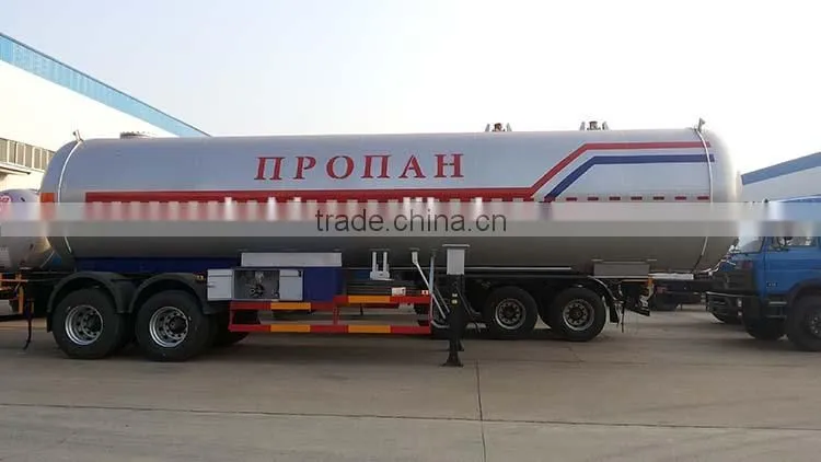 LPG tank trailer 40000 liters, 40000 liters ASME lpg gas tanker semi trailer, ASME lpg trailer