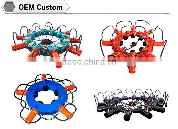 BEIYI round cutting pile machine, concrete pile crusher, hydraulic pile breaker