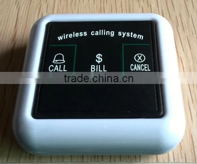 wireless restaurant calling button guest paging system waiter calling system MMcall Wireless call button