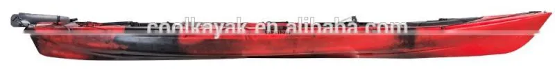 Dace pro Angler 14ft fishing kayak plastic canoe with pedel and motor kayak