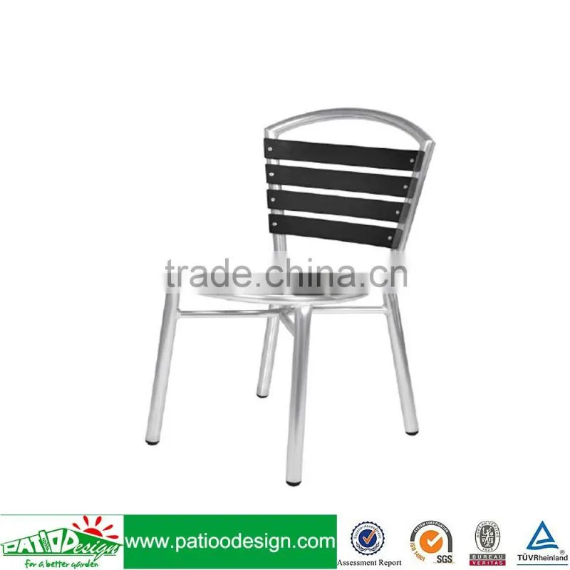 All Weather Aluminum Frame Chair with Durawood Seat & Back