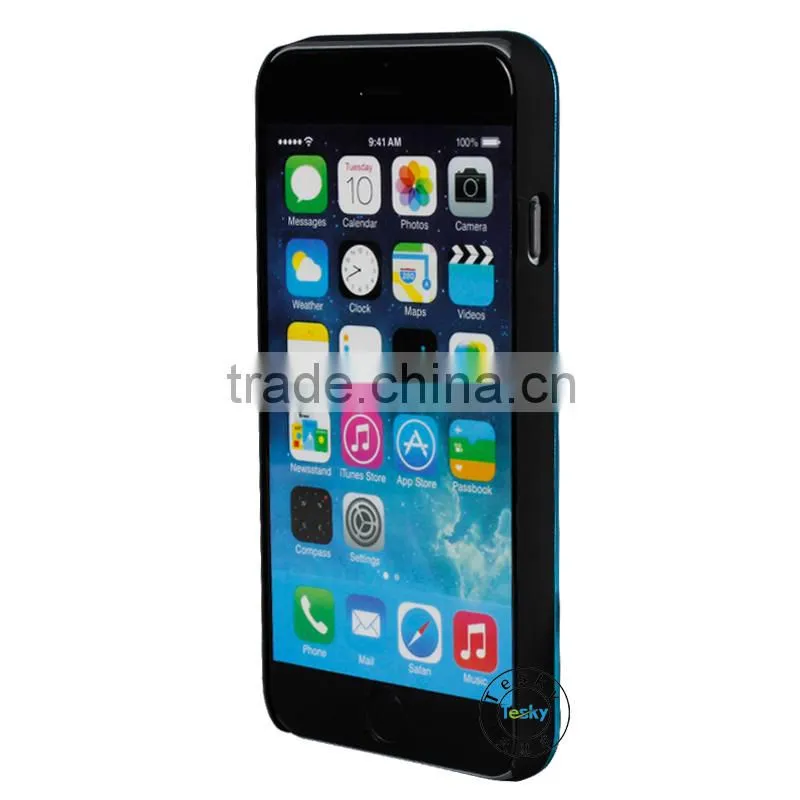 hot selling for iphone 6 hybrid pc case +metal cover