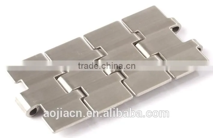 Stainless steel chain wholesales steel table top chain for slat strainght run conveyor