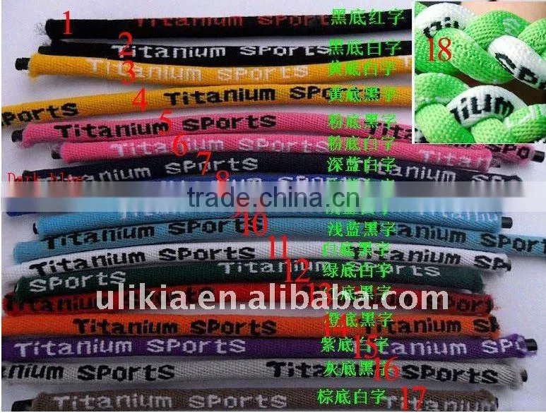 2011 Hot selling titanium braided necklace with 55colors