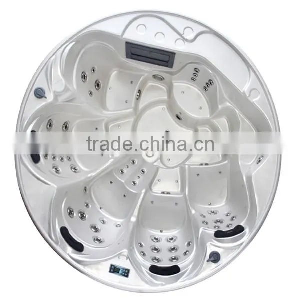 round whirlpool | wellness hot tub | home spa M-3356