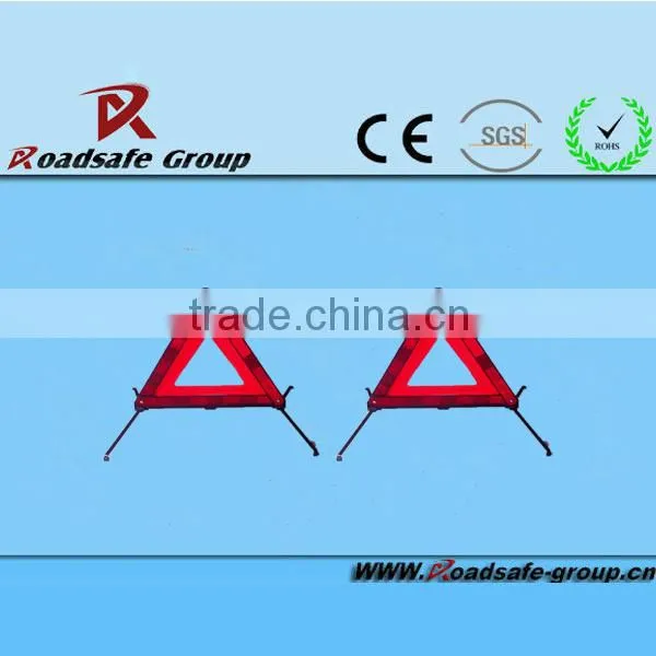 road safety warning red high visibility vest