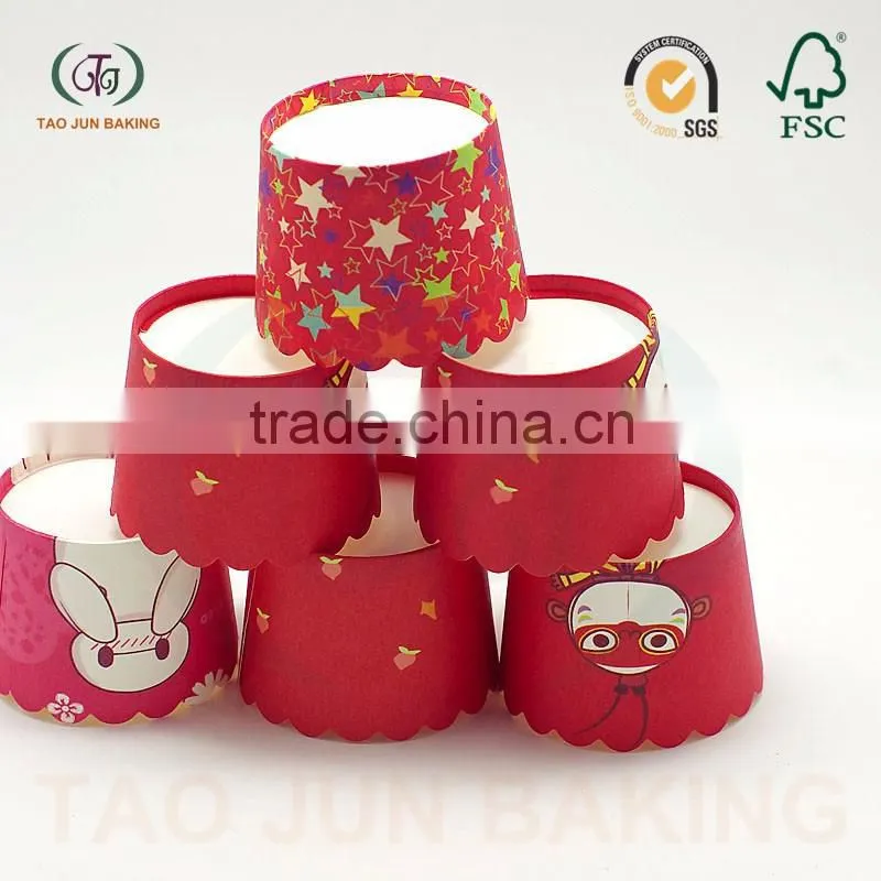 christmas paper cupcake cups health food wrapper new design