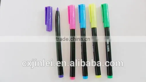 advertisement office supplies colorful thin highlighter pen