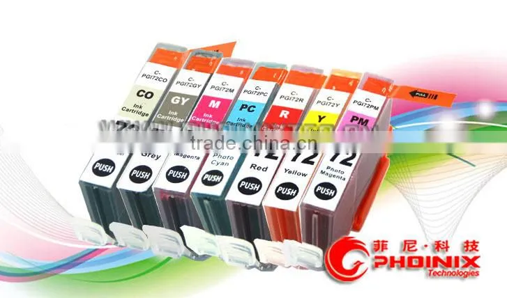 PGI-72 ink cartridge Compatible for Canon PIXMA PRO-10 inkjet printer