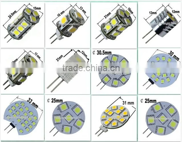 high quality Silicone G9 LED Bulb, DC12/24V g9 led light with CE ROHS