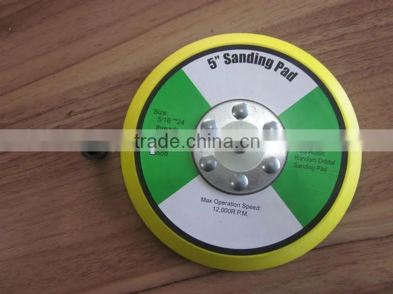 5inch 6inch sanding pad with thread polishing for painting remove, metal,s/s