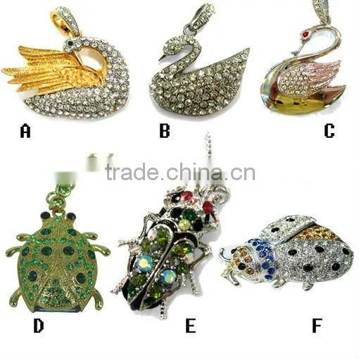 unique stylish beatles diamond gift usb 4GB for promotion