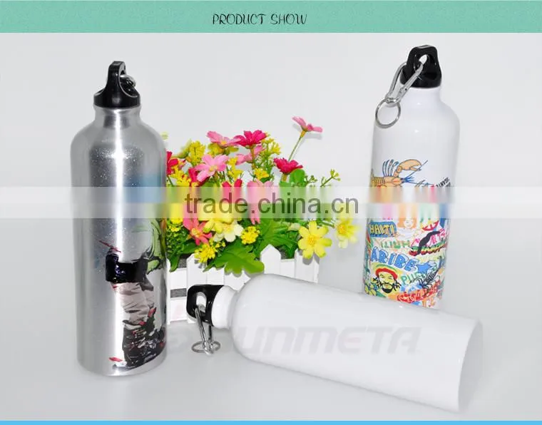 Hot Selling 700ml Custom blank aluminum water bottle for sublimation