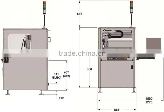 Hot selling universal pvc dispenser machine in stock