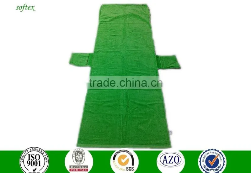 China wholesale 70x210 450gsm microfiber beach chair towel cover