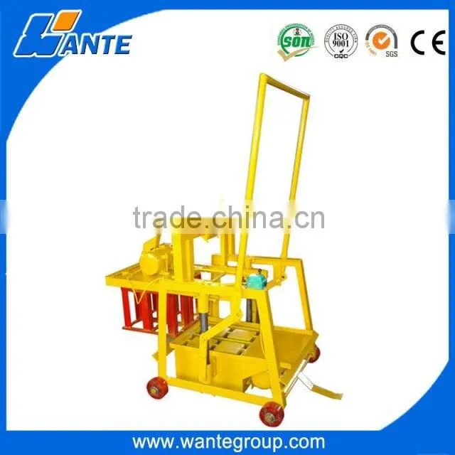 QT40-3C small scale egg laying brick making machine, mobile block making machine,brick laying machine