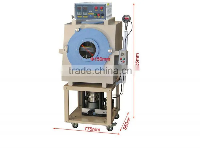 500C 20 T Vacuum Lamination Press with Two Heating Plate and Electric Hydraulic Pump / hot vacuum press machine