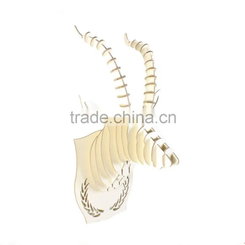 North-Europe Style Wall Hanging Art Home Decoration animal Wooden Craft
