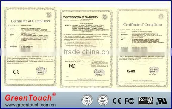 18.5''capacitive touch screen overlay PCAP 10 touch points Touch screen