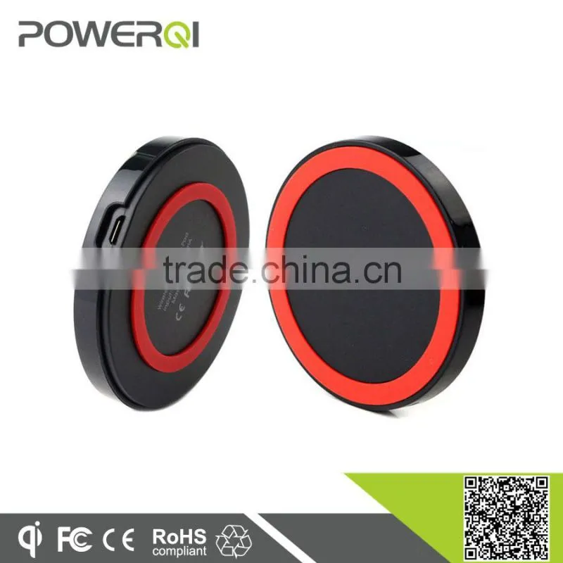 Wholesale qi wireless charging pad for Samsung S6 mobile phone mobile accessories