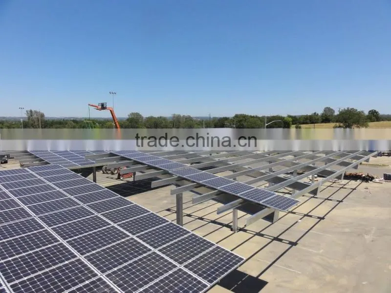 aluminum frame for pv solar module solar power carport solar panel installation on pole